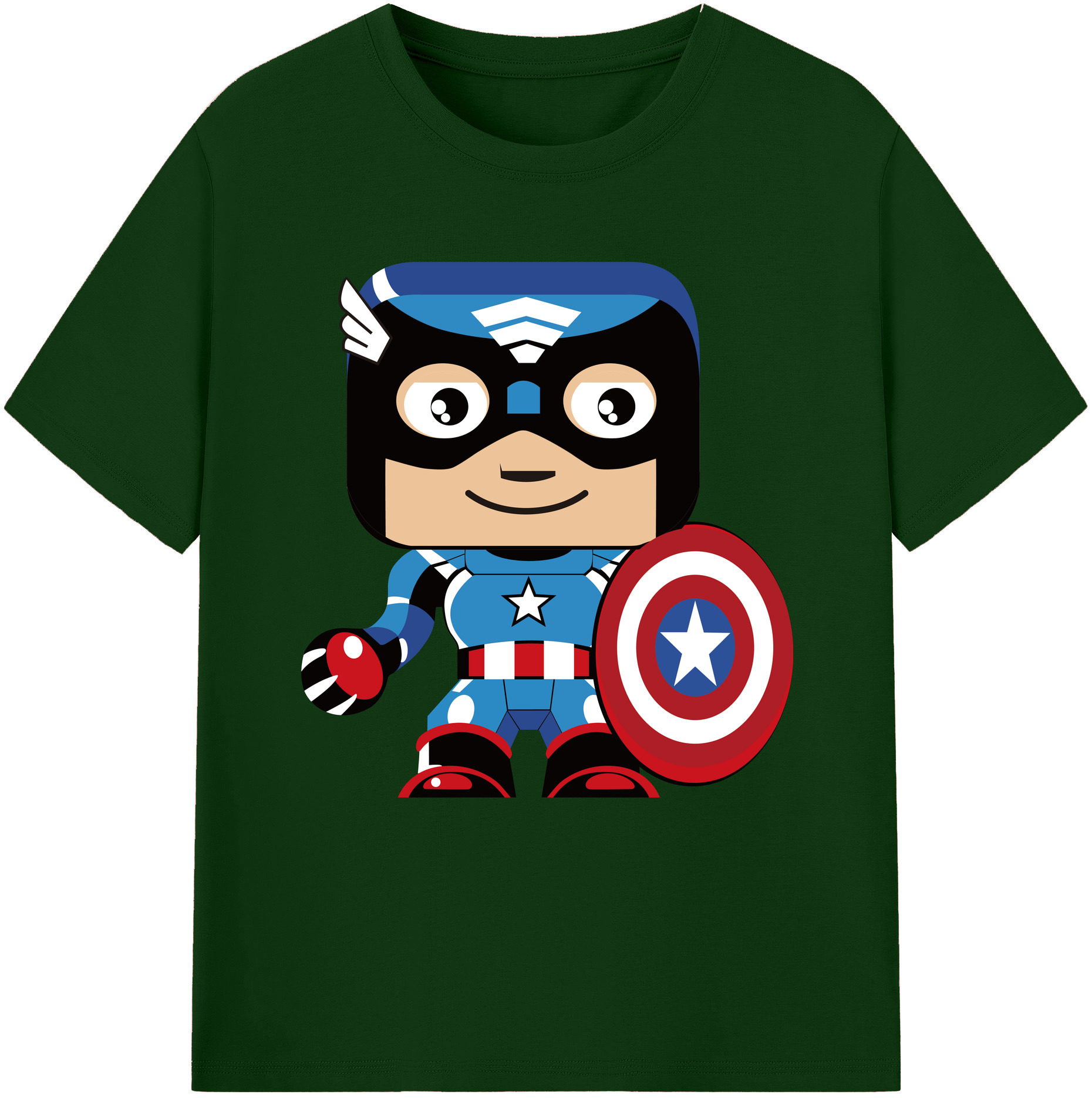 （画像用） アベンジャーズ The Avengers 綿100％半袖Tシャツ（フロントプリント）